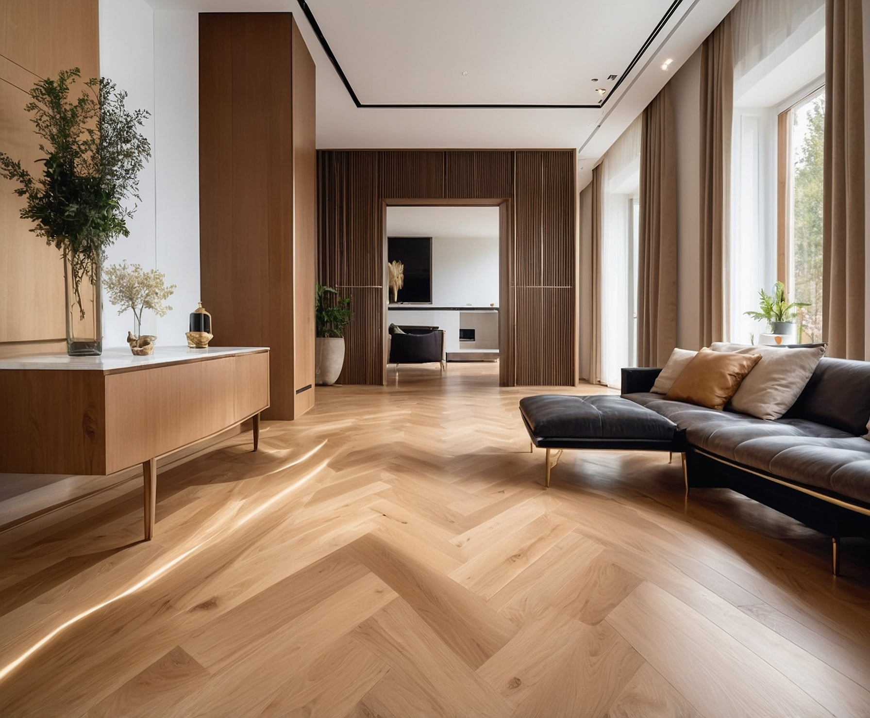 Instalación parquet premium en vivienda de lujo